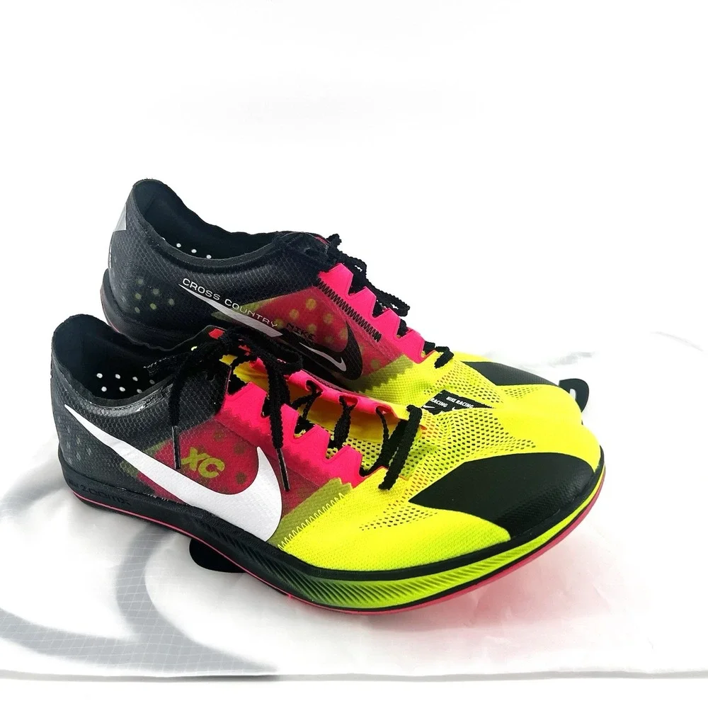 Nike ZoomX Dragonfly XC Track Spikes Men's‎ 13 Cross Country Volt Black Pink